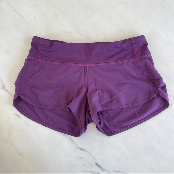 lululemon athletica Pants - Lululemon Run - Speed Up Short - Size 4 - Eggplant Purple